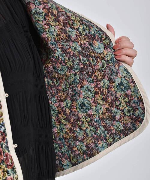 RETRO GIRL（レトロガール）の「パイピングゴブランJK（その他アウター・レディース・ブラック/ライトベージュ・FREE）」の7枚目の写真