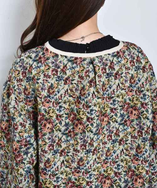 RETRO GIRL（レトロガール）の「パイピングゴブランJK（その他アウター・レディース・ブラック/ライトベージュ・FREE）」の6枚目の写真