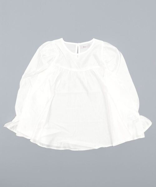 flower（フラワー）の「スウィートフレアブラウス（シャツ/ブラウス・レディース・ホワイト/ブラック・FREE）」の5枚目の写真