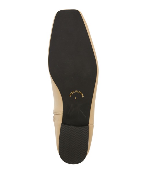 Juze（ジュゼ）の「ロングノーズスクエアトゥストレッチブーツ（ブーツ・レディース・ブラック/クリーム・L/M）」の7枚目の写真