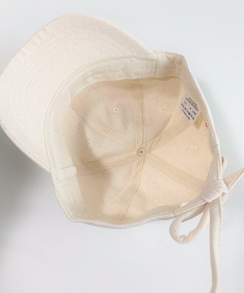 Q（キュー）の「バックリボンキャップ（キャップ・レディース・アイボリー/ブラック・ONE SIZE）」の9枚目の写真