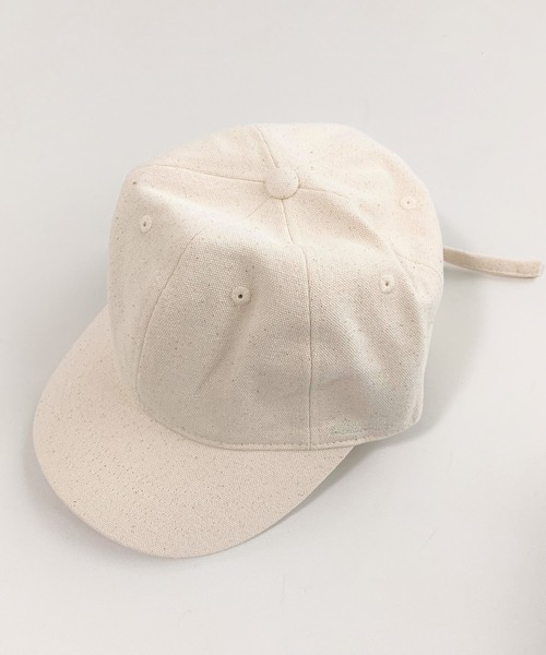 Q（キュー）の「バックリボンキャップ（キャップ・レディース・アイボリー/ブラック・ONE SIZE）」の7枚目の写真