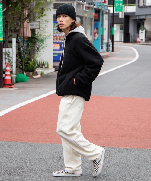 WEGO（ウィゴー）の「WEGO/コーデュロイイージーパンツ（チノパンツ・メンズ・アイボリー/ブラック/ベージュ・SMALL/MEDIUM/LARGE）」の15枚目の写真