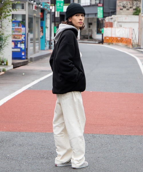 WEGO（ウィゴー）の「WEGO/コーデュロイイージーパンツ（チノパンツ・メンズ・アイボリー/ブラック/ベージュ・SMALL/MEDIUM/LARGE）」の16枚目の写真