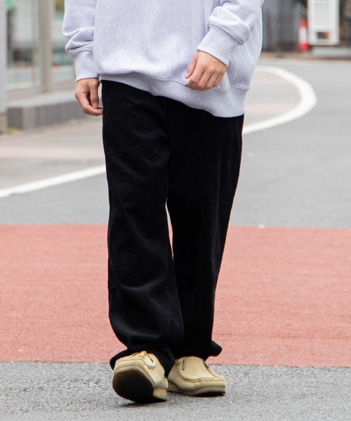 WEGO（ウィゴー）の「WEGO/コーデュロイイージーパンツ（チノパンツ・メンズ・アイボリー/ブラック/ベージュ・SMALL/MEDIUM/LARGE）」の18枚目の写真