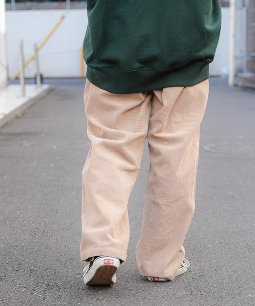 WEGO（ウィゴー）の「WEGO/コーデュロイイージーパンツ（チノパンツ・メンズ・アイボリー/ブラック/ベージュ・SMALL/MEDIUM/LARGE）」の12枚目の写真