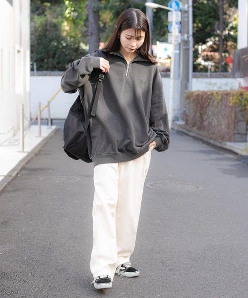 WEGO（ウィゴー）の「WEGO/コーデュロイイージーパンツ（チノパンツ・メンズ・アイボリー/ブラック/ベージュ・SMALL/MEDIUM/LARGE）」の4枚目の写真