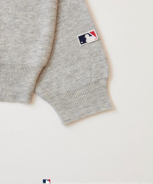 MLB(メジャーリーグベースボール)の「【MLB/メジャーリーグベースボール】PUBLUX 別注MLB ジャガードロゴニットカーディガン/ユニセックス/ニットカーデ/ワッペン刺繍(カーディガン/ボレロ・メンズ・ホワイト系その他/グリーン/ブラック/ネイビー/ライトグレー・SMALL/MEDIUM/LARGE)」の13枚目の写真