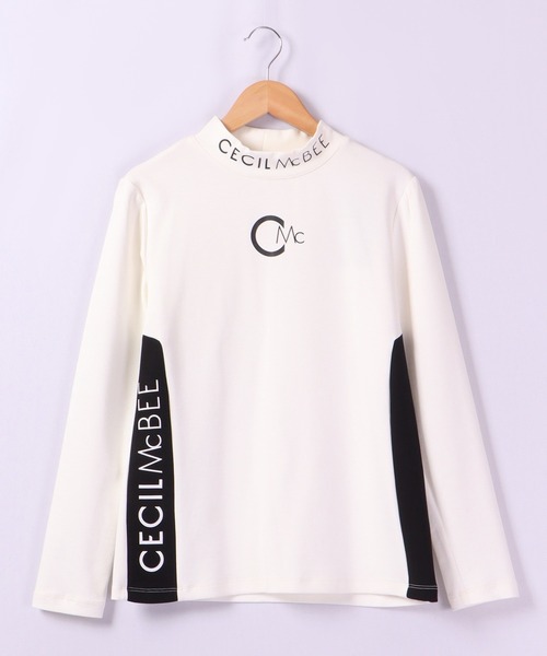 CECIL McBEE(セシルマクビー)の「CECIL McBEE green スリーブラインモックネックLS GOLF 長袖(Tシャツ/カットソー・レディース・ホワイト/ブラック・1/2)」の16枚目の写真