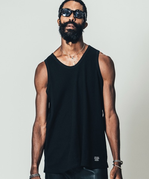 CRIMIE（クライミー）の「THERMAL TANK TOP（Tシャツ/カットソー・メンズ・ブラック/ホワイト・L/XL/XXL/S/M）」の2枚目の写真