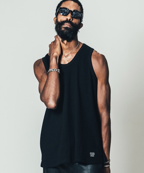 CRIMIE（クライミー）の「THERMAL TANK TOP（Tシャツ/カットソー・メンズ・ブラック/ホワイト・L/XL/XXL/S/M）」の3枚目の写真