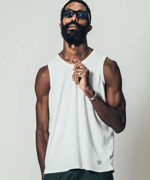 CRIMIE（クライミー）の「THERMAL TANK TOP（Tシャツ/カットソー・メンズ・ブラック/ホワイト・L/XL/XXL/S/M）」の12枚目の写真