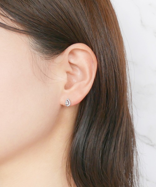 VENDOME AOYAMA(ヴァンドーム青山)の「プラチナ ダイヤモンド グゥット ピアス(ピアス(両耳用)・レディース・プラチナム・ONE SIZE)」の5枚目の写真