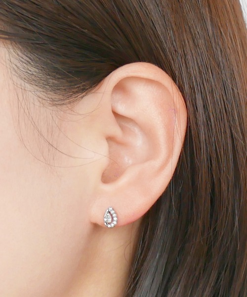 VENDOME AOYAMA(ヴァンドーム青山)の「プラチナ ダイヤモンド グゥット ピアス(ピアス(両耳用)・レディース・プラチナム・ONE SIZE)」の6枚目の写真