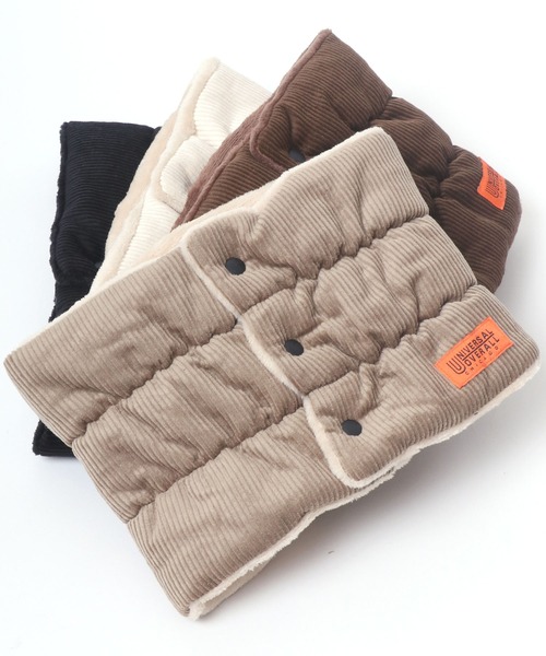 UNIVERSAL OVERALL（ユニバーサルオーバーオール）の「UNIVERSAL OVERALL/ユニバーサルオーバーオール コーデュロイ ネックウォーマー/マフラー（ネックウォーマー/スヌード・メンズ・アイボリー/ブラック/ダークグリーン/ベージュ/ブラウン・FREE）」の4枚目の写真