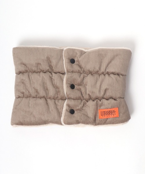 UNIVERSAL OVERALL（ユニバーサルオーバーオール）の「UNIVERSAL OVERALL/ユニバーサルオーバーオール コーデュロイ ネックウォーマー/マフラー（ネックウォーマー/スヌード・メンズ・アイボリー/ブラック/ダークグリーン/ベージュ/ブラウン・FREE）」の9枚目の写真