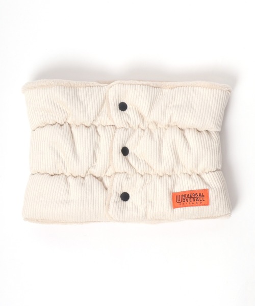 UNIVERSAL OVERALL（ユニバーサルオーバーオール）の「UNIVERSAL OVERALL/ユニバーサルオーバーオール コーデュロイ ネックウォーマー/マフラー（ネックウォーマー/スヌード・メンズ・アイボリー/ブラック/ダークグリーン/ベージュ/ブラウン・FREE）」の6枚目の写真