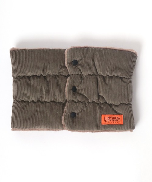 UNIVERSAL OVERALL（ユニバーサルオーバーオール）の「UNIVERSAL OVERALL/ユニバーサルオーバーオール コーデュロイ ネックウォーマー/マフラー（ネックウォーマー/スヌード・メンズ・アイボリー/ブラック/ダークグリーン/ベージュ/ブラウン・FREE）」の10枚目の写真