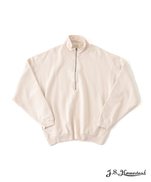 【SBTRACT/サブトラクト for J.S.Homestead】HEAVY FLEECE ZIP MOCK SWEAT