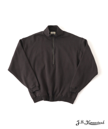 【SBTRACT/サブトラクト for J.S.Homestead】HEAVY FLEECE ZIP MOCK SWEAT