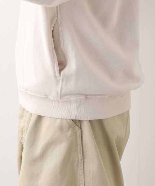 JOURNAL STANDARD J.S HOMESTEAD(ジャーナルスタンダードホームステッド)の「【SBTRACT/サブトラクト for J.S.Homestead】HEAVY FLEECE ZIP MOCK SWEAT(スウェット・メンズ・アイボリー/ライトグレー・MEDIUM/LARGE)」の18枚目の写真