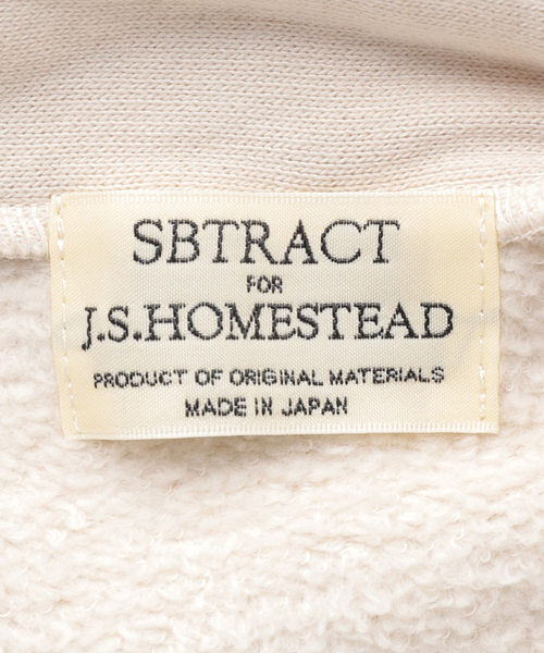JOURNAL STANDARD J.S HOMESTEAD(ジャーナルスタンダードホームステッド)の「【SBTRACT/サブトラクト for J.S.Homestead】HEAVY FLEECE ZIP MOCK SWEAT(スウェット・メンズ・アイボリー/ライトグレー・MEDIUM/LARGE)」の21枚目の写真
