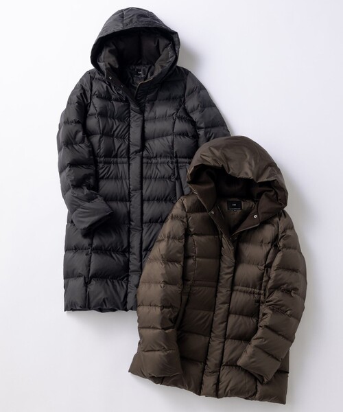 23区（ニジュウサンク）の「【洗える】シレータフタ ショート ダウンコート（ダウンジャケット/コート・レディース・ダルブルー系/ベージュ系/ネイビー系/ダークブラウン系・40/38/36/42）」の18枚目の写真