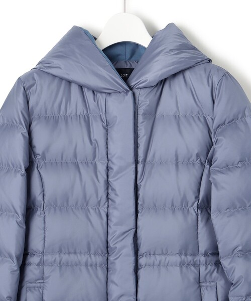 23区（ニジュウサンク）の「【洗える】シレータフタ ショート ダウンコート（ダウンジャケット/コート・レディース・ダルブルー系/ベージュ系/ネイビー系/ダークブラウン系・40/38/36/42）」の21枚目の写真