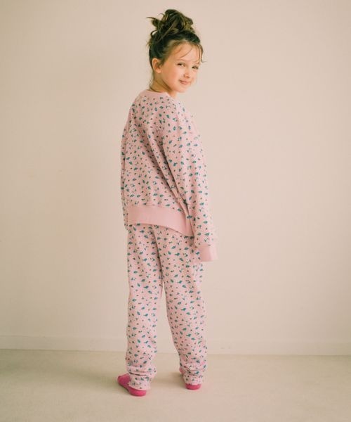 LOWRYS FARM(ローリーズファーム)の「LSBフラワーウラケパンツ 172959(その他パンツ・キッズ・ピンク/ブルー・110cm/120cm/130cm/140cm/150cm)」の2枚目の写真