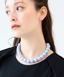 Ray BEAMS | Ray BEAMS / アクリル カラー ボール ネックレス(ネックレス)