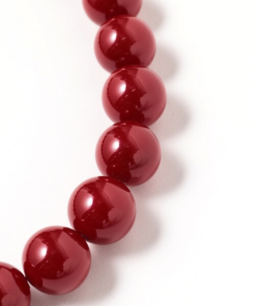 Ray BEAMS（レイビームス）の「Ray BEAMS / アクリル カラー ボール ネックレス（ネックレス・レディース・ミント/ブラック/サックスブルー/レッド・ONE SIZE）」の9枚目の写真