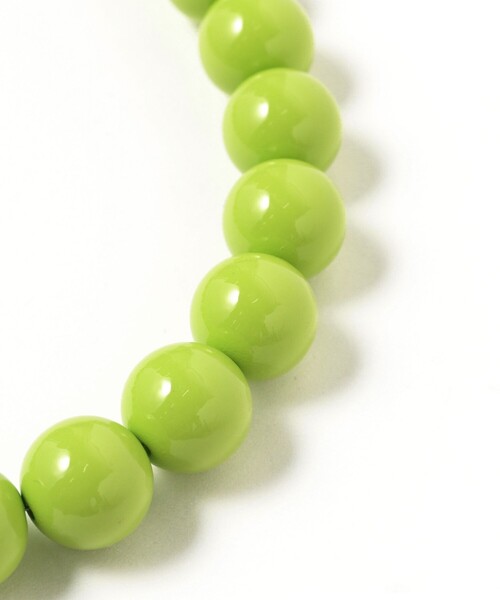 Ray BEAMS（レイビームス）の「Ray BEAMS / アクリル カラー ボール ネックレス（ネックレス・レディース・ミント/ブラック/サックスブルー/レッド・ONE SIZE）」の12枚目の写真