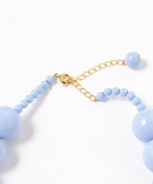 Ray BEAMS（レイビームス）の「Ray BEAMS / アクリル カラー ボール ネックレス（ネックレス・レディース・ミント/ブラック/サックスブルー/レッド・ONE SIZE）」の14枚目の写真