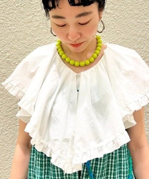 Ray BEAMS（レイビームス）の「Ray BEAMS / アクリル カラー ボール ネックレス（ネックレス・レディース・ミント/ブラック/サックスブルー/レッド・ONE SIZE）」の21枚目の写真