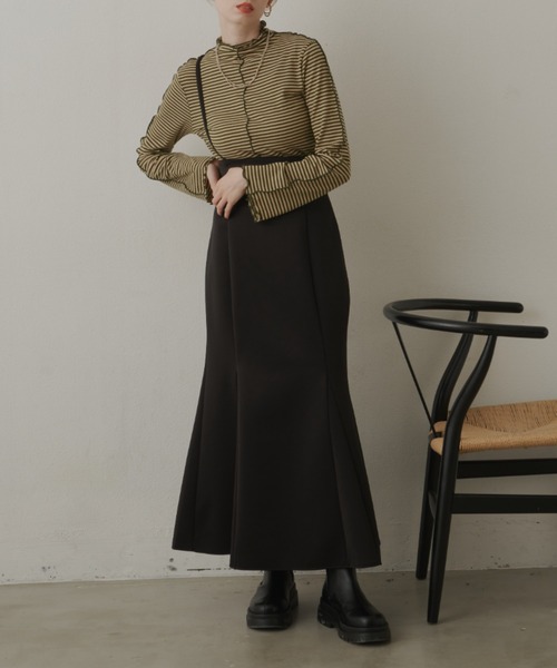 hinari（ヒナリ）の「【2way】サス付きハイウエストマーメイドスカート