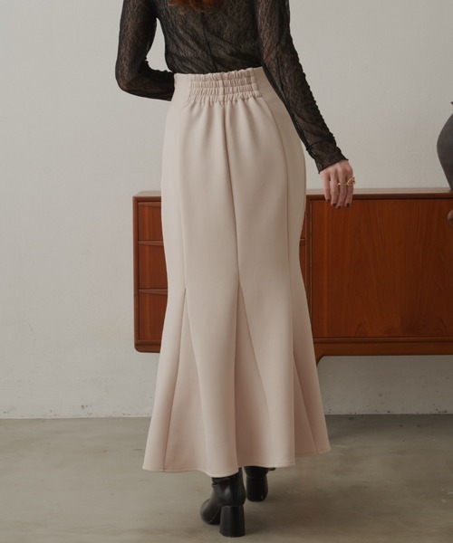 hinari(ヒナリ)の「【2way】サス付きハイウエストマーメイドスカート(スカート・レディース・ブラック/アイボリー/ベージュ・FREE/X-SMALL/SMALL)」の18枚目の写真