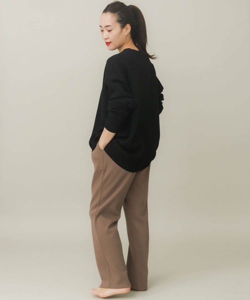 URBAN RESEARCH Sonny Label(アーバンリサーチサニーレーベル)の「SLAB Waffle Straight Pants(その他パンツ・レディース・ブラック/ブラウン・SMALL/MEDIUM)」の9枚目の写真