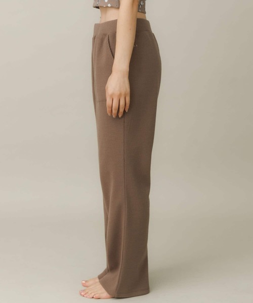 URBAN RESEARCH Sonny Label(アーバンリサーチサニーレーベル)の「SLAB Waffle Straight Pants(その他パンツ・レディース・ブラック/ブラウン・SMALL/MEDIUM)」の22枚目の写真