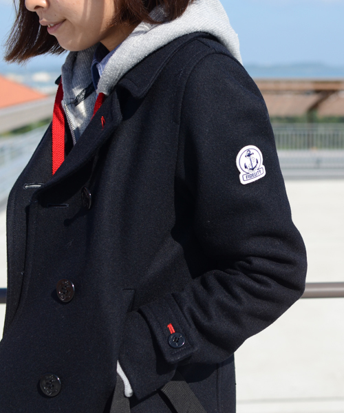 X-girl（エックスガール）の「X-girl×FIDELITY PEA COAT