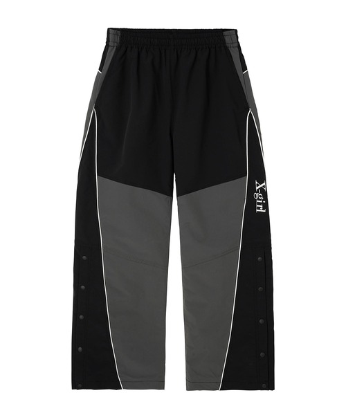 X-girl(エックスガール)の「BICOLOR TRACK PANTS(その他パンツ・レディース・ブラック/グリーン/ベージュ・XS/S/M)」の4枚目の写真