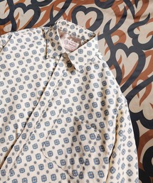NUMBER (N)INE/ナンバーナイン×TOWN CRAFT/タウンクラフト PRINTED CORDUROY W-P SHIRTS プリントコーデュロイシャツ