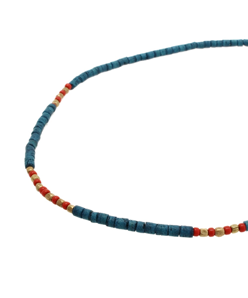 CIAOPANIC（チャオパニック）の「【Ciaopanic】　ガラスビーズNL（ネックレス・メンズ・グリーン/ブルー・FREE）」の4枚目の写真