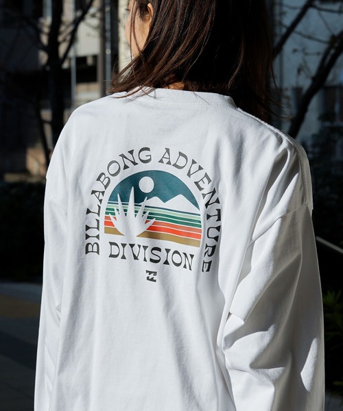 BILLABONG（ビラボン）の「BILLABONG メンズ 【A/Div.】 ADIV LS ロンＴ 【2023年春夏モデル】//ビラボン長袖ロンT（Tシャツ/カットソー・メンズ・ブラック/グリーン/ホワイト・LARGE/MEDIUM/X-LARGE）」の2枚目の写真