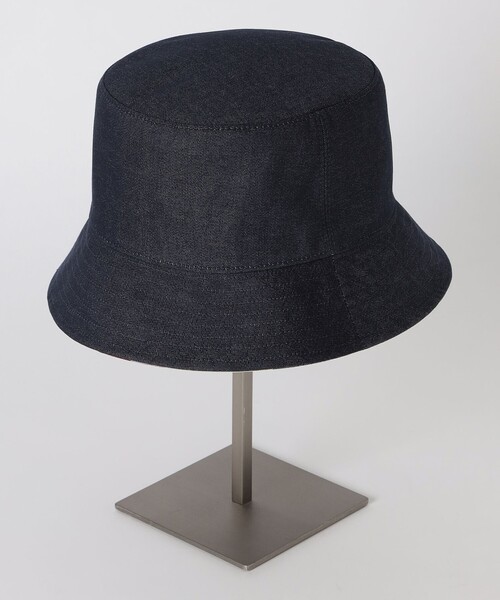 ブルーレーベルクレストブリッジ　リバーシブルバケットハット　黒 BLUE LABEL / BLACK LABEL CRESTBRIDGE｜リバーシブルバケットハット