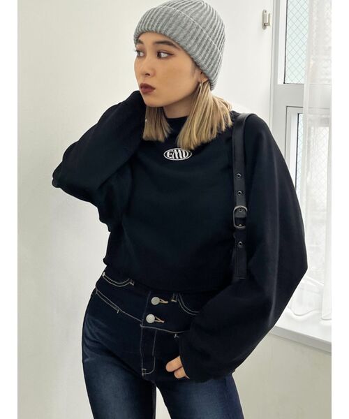 EMODA(エモダ)の「コンパクトニットキャップ(ニットキャップ/ビーニー・レディース・ブラック/グレー・FREE)」の22枚目の写真