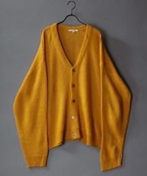 mohair like big silhouette knit cardigan/モヘアライク ビッグシルエット ニット カーディガン/カーデ