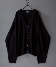 mohair like big silhouette knit cardigan/モヘアライク ビッグシルエット ニット カーディガン/カーデ