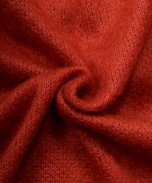 SITRY(シトリー)の「mohair like big silhouette knit cardigan/モヘアライク ビッグシルエット ニット カーディガン/カーデ(カーディガン/ボレロ・メンズ・マスタード/グリーン/テラコッタ/グレイッシュベージュ/ブラック/ブルー・M/L)」の15枚目の写真