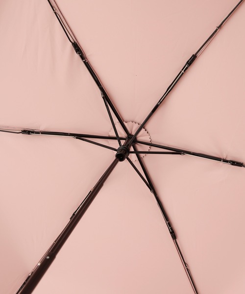 【晴雨兼用/遮光率100%】バンブーハンドルコンパクト折り畳み傘