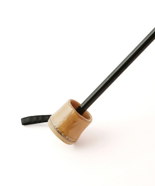 【晴雨兼用/遮光率100%】バンブーハンドルコンパクト折り畳み傘